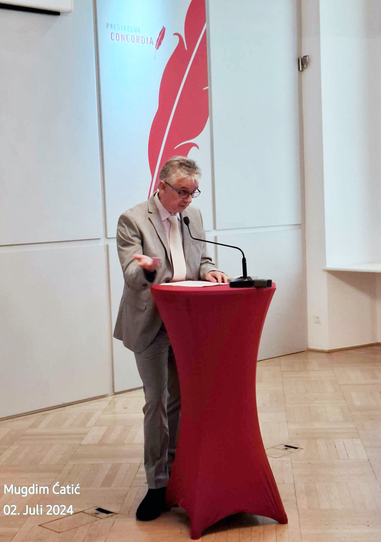 Klaus Ebners Rede zu P.P. Wiplinger im Presseclub Concordia